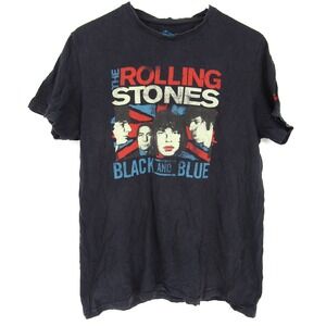Springfield Rolling Stones T Shirt Mens Medium Black Blue Graphic Band Tee